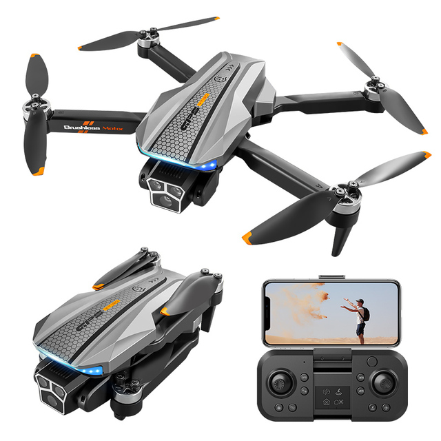 Flytec FY130 Newest Professional Drone Brushless 4K Three Camera Optical Flow Positioning Four Sided Obstacle Avoidance Drone