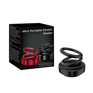Modern Eco-Friendly Plastic Universal Fit <b>Car</b> Perfume Aromatherapy Double-Ring Solar Suspension Rotating <b>Ornaments</b> Freshener - Product Image 3