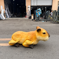 Modèle de dinosaure, capybara ou chien robotique animatronique électrique en métal pour enfants, pour intérieur, aéroport et parc d'attractions