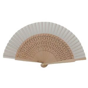 Éventail pliant en bois ajouré 23 cm, logo personnalisé, art populaire peint, écologique, cadeau de mariage, éventail pour femme, décoration de danse - Product Image 2