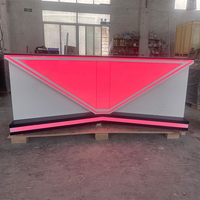Table de bar DJ, table à vaisselle, table de fête KTV, boîte lumineuse à LED, commande vocale, mobile