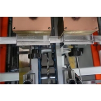 Plieuse-colleuse automatique stable pour boîtes avec collage simple/double face pour plateaux de pop-corn et de chips