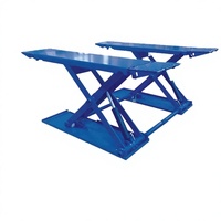 Table élévatrice à ciseaux hydraulique à double vérin TUHE TH-R3000, 220V, 3000kg, à entraînement électrique pour alignement de véhicules