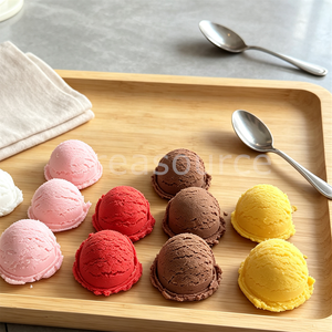 Réplique artisanale en plastique d'une cuillère à glace italienne, texture ultra réaliste, modèle de dessert factice, couleur et saveur factices pour présentation - Product Image 3