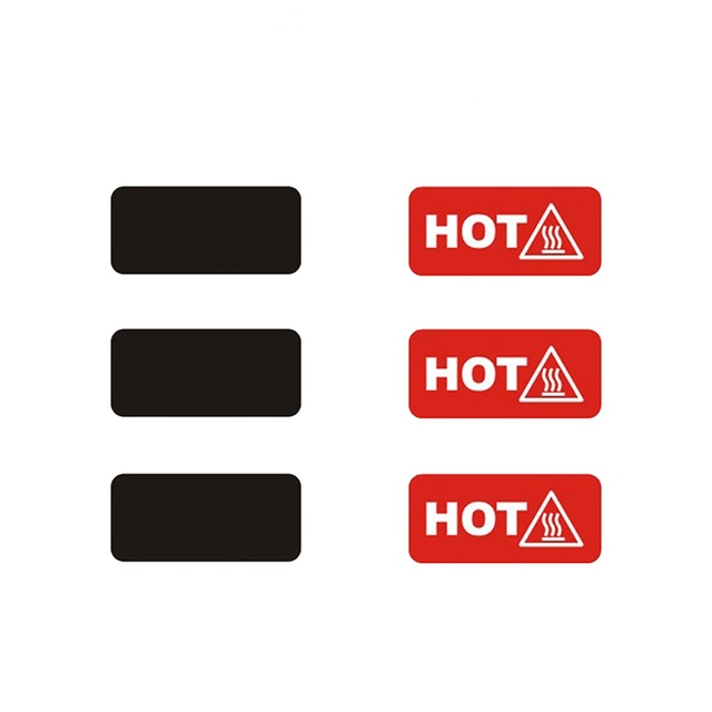 Irreversible Color Changing Sticker High Temperature Color Changing (customizable Color) Steam High Temperature
