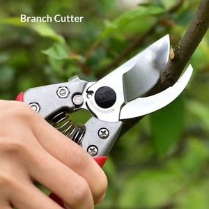 Sécatrices professionnelles orange de précision pour jardinage, élagage d'arbres et coupe de branches, cisailles bypass, sécateurs manuels - Product Image 2