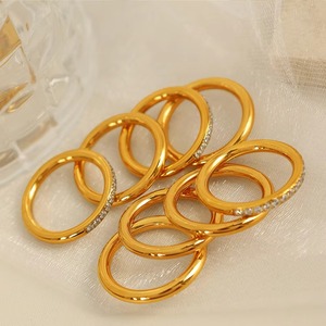 แหวนเพชรทรงเหลี่ยมเจียระไนแบบเรียบง่าย ทองคำแท้ 14K สำหรับเด็ก รุ่นใหม่ล่าสุด เครื่องประดับอันหรูหราทันสมัยสำหรับวันครบรอบ - Product Image 6