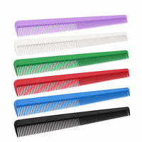 Peigne de coupe professionnel pour coiffure 18 cm en plastique noir