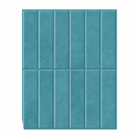Carreaux 3D autocollants imperméables aux UV, carreaux muraux autocollants pour cuisine, salle de bain, école, hôtel, imperméables, modernes