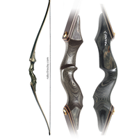Arcs de chasse longs de 60 pouces, arc recurve, main droite et main gauche, arcs laminés