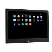 Cadre photo numérique android, wi-fi, surf, internet, téléchargement, installation d'apk, mémoire intégrée, machine publicitaire de 12 pouces
