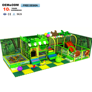 Equipo de Juegos Interior con Temática Natural Personalizado, Tobogán Doble para Niños, Marca Saidi, Material PP, Certificado CE, Máximo - Product Image 1