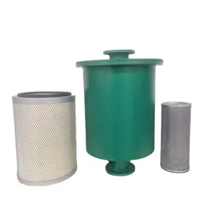 Purified air oil gas separation filter