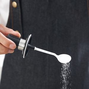 250Ml Glazen Kruidenfles Kruidencontainer Met Lepelborstel Bakolie Zout Organizer Pot Keuken Accessoires - Product Image 3