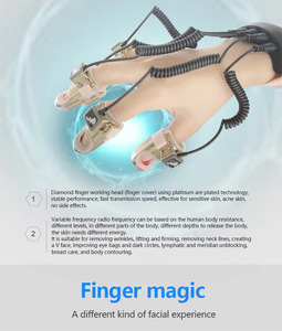 Gravitational Diamond Finger 2 in 1 Gua Sha <b>Massager</b> for Skin Lifting & Body Shaping – Home & Salon Use Beauty Device - Product Image 4