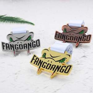 Medallas Personalizadas de Oro, Plata, Cobre y Aleación de Zinc, Medalla de Metal con Esmalte Suave, Diseño de Cocodrilo en 3D, Medallas con Forma para Personalizar - Product Image 2