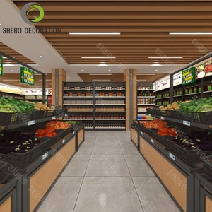 Estante de exhibición de supermercado Estantes de estantería de <span class=keywords><strong>metal</strong></span> ligeros para exhibición de tienda Tienda de conveniencia - Product Image 4