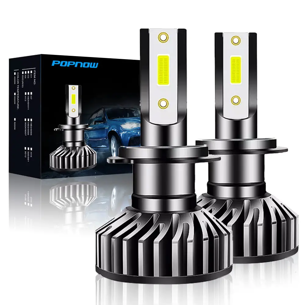 POPNOW Neuankömmling P8 Z Chip LED H4 Scheinwerfer Lampen H4 Hi Lo Lampen Auto Beleuchtungs system Auto Glühbirne Licht 90W 9000ML Faros