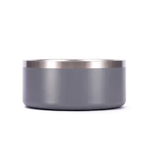 Hot Selling Custom 32/64oz Double Wall Vacuum Insulated Stainless Steel Dog Bowl Pet Feeder Bowls