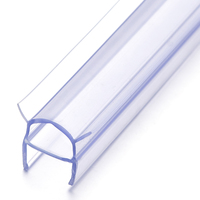 Waterdichte Douche Behuizing Hordeur Doorzichtig Plastic Pvc Siliconen Rubber U F A T H I Type Vormige Magnetische Afdichting Strips