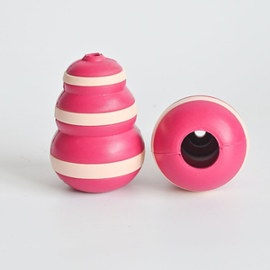 Juguete Masticable de Goma para Mascotas con Forma de Calabaza, Juguete de Entrenamiento con Función de Fugas - Product Image 6