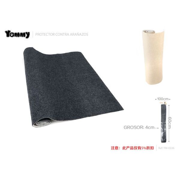 100*60cm 4mm Gris foncé Beige