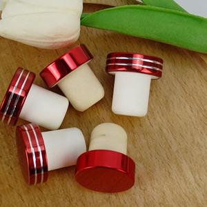 <span class=keywords><strong>Bouchon</strong></span> de vin rouge coloré en forme de T avec emballage de vin en polymère écologique et capuchon en métal en aluminium pour <span class=keywords><strong>bouchon</strong></span> de liège d'exportation <span class=keywords><strong>Amazon</strong></span> - Product Image 3