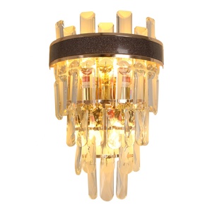 Lampada da parete in cristallo per camera da letto, - Product Image 1
