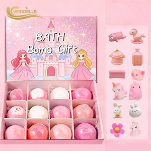 Bombes de bain personnalisées pour enfants en gros avec jouets à l'intérieur, coffret cadeau, bombes effervescentes colorées pour enfants, bombes de bain moussantes en vrac pour enfants - Product Image 2