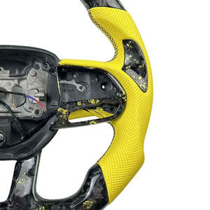 Accesorios Interiores para Automóviles, Volante de Fibra de Carbono Blanca con LED para <span class=keywords><strong>Dodge</strong></span> <span class=keywords><strong>Challenger</strong></span> Charger SRT 2015 2016 2017 <span class=keywords><strong>2018</strong></span> 2019 - Product Image 6