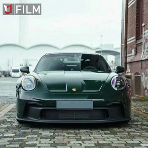 Envoltura de vinilo verde esmeralda de alta calidad, brillo sin burbujas de aire, decoración de coche, envoltura de vinilo para coche, películas en rollo de cuerpo completo - Product Image 2