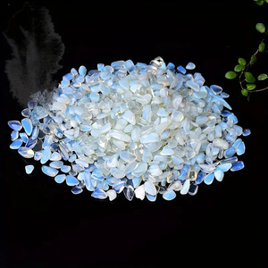 Cristales de Ópalo Natural Pulidos para Limpieza Energética, Decoración para Peceras y Macetas con Cristal Natural - Product Image 1