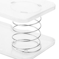 Boîte à mouchoirs de table à levage automatique en acier inoxydable de haute précision distributeur de serviettes de table à ressort de compression