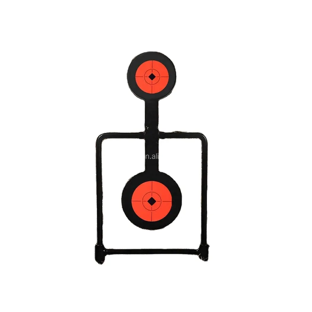 Bán Nóng Săn Bắn Đôi Spinner Mục Tiêu Bắn Súng-Tự Động Thiết Lập Lại Mục Tiêu Thép Cho Centerfire Handguns Lên Đến. 44 Magnum