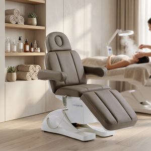 Auto <b>Foldable</b> 3/4 Motor Salon Grade Spa Bed Electric Massage Facial Bed Portablelashista Bed for Eyelash & Cosmetic - Product Image 1