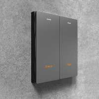 Personnalisé 12V DC Modbus RS485 Interrupteur d'éclairage Chambre d'hôtel Système de contrôle d'éclairage Interrupteur intelligent Interrupteur d'éclairage mural