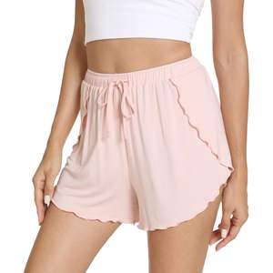 Pantalones Cortos de Pijama Personalizados para Mujer, Sueltos, Cómodos y Ligeros, de Viscosa de Bambú, Tallas S a XXL - Product Image 2