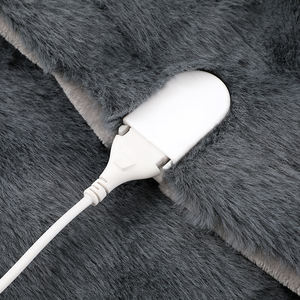 Thỏ Lông Giường Điện Chăn Nóng, Mềm Mại Trọng Lượng Nhẹ Sang Trọng Mờ Ấm Cúng Chăn Điện - Product Image 6