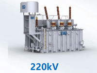 Transformateur de puissance triphasé haute tension ultra-écoénergétique Chint 330 kV, modèle ODFPSZ-250 MVA/330 kV, trois enroulements