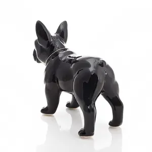 New Design Home Decor Standbeeld Dier Hars Bulldog Standbeeld Hond Sculptuur - Product Image 4