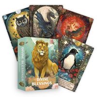 Boîte de rangement personnalisée pour jeu de tarot avec dorure à chaud et carte d'affirmation pour l'orientation quotidienne (Cartes de tarot) - Promotionnel/Cadeau