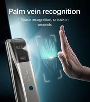 Serrure biométrique électronique automatique TYSH avec reconnaissance d'empreintes digitales, serrure intelligente Tuya Wifi, serrure numérique à reconnaissance faciale 3D avec caméra