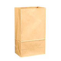 Sacs d'emballage alimentaire personnalisables en papier kraft à fond carré Sacs à emporter pour la cuisson du pain et de la pâtisserie à bouche plate