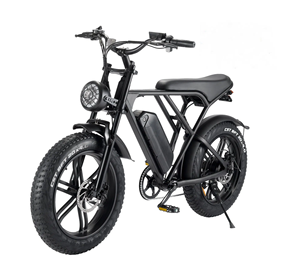 Bicicleta Eléctrica Híbrida Enoo <span class=keywords><strong>H9</strong></span> de 20 Pulgadas, 48v 750w, para Carretera y Ciudad, con 7 Velocidades, Horquilla de Acero y Aluminio, Llantas de 4 Pulgadas y Frenos de Disco - Product Image 5