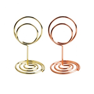 Huaxinda metallo carta di nozze titolare del numero di tavolo per vari capodanno cinese Halloween ringraziamento natale ferro - Product Image 3