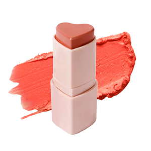 Barra de Rubor Vegano en Forma de Corazón para Maquillaje Facial, Etiqueta Privada, Rubor Orgánico Mate para Mejillas, Cosméticos - Product Image 4