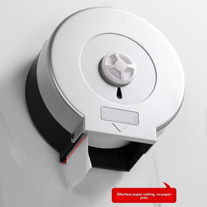 ホスピタリティ商業用壁掛け できない ドリル粘着式ジャンボトイレットペーパーホルダーティッシュディスペンサー (ホテル用) - Product Image 5