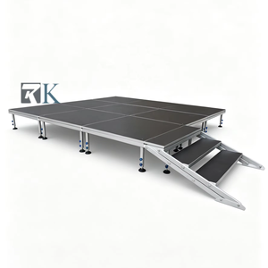 Mobile Stage Adjustable Stage Outdoor Fast Setup Aluminum Truss Design Wedding Event Portable <b>Show</b> Concert - Product Image 1