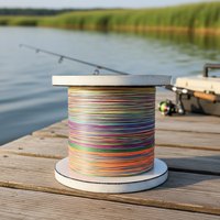 Ligne de pêche personnalisée OEM, 10LB-300LB, ligne de pêche tressée en PE, 8 brins, 300M 500M 1000M X8, lignes de pêche camouflage, eau salée