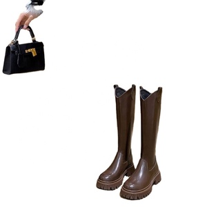 Nouvelles bottines chukka d'été pour femmes avec fermeture éclair, talon bloc de 4 cm, style avant-gardiste à porter avec des shorts tendance - Product Image 1